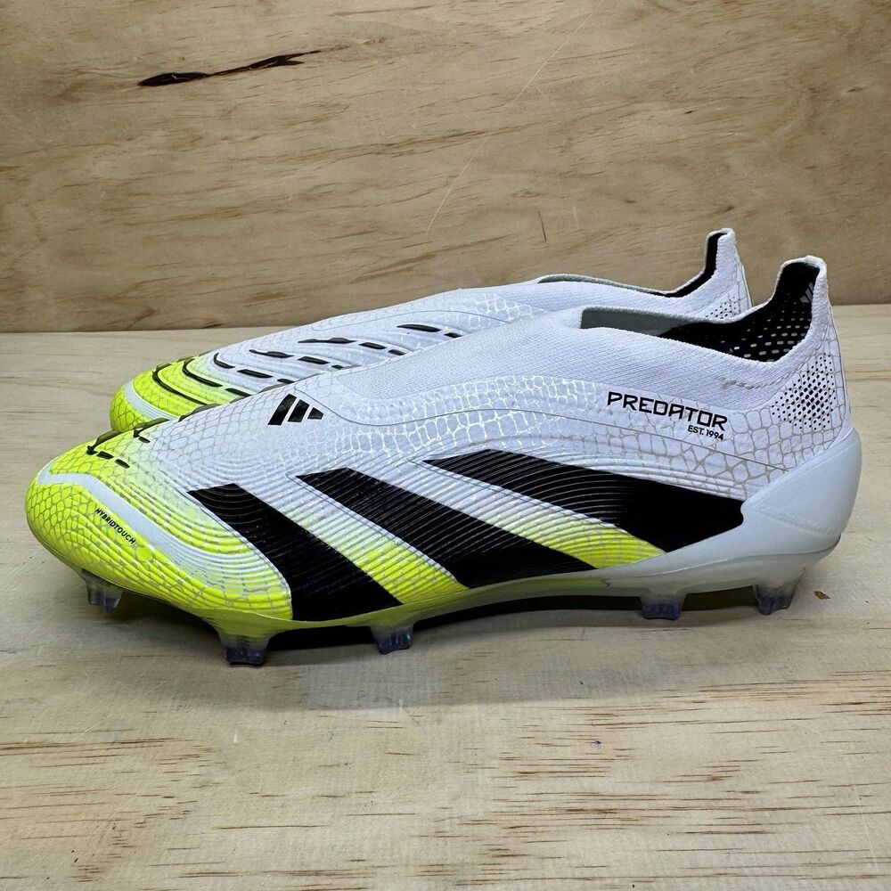 NEW Adidas Predator Elite LL Laceless FG Soccer Cleats Mens Sz 12.5 JI1075